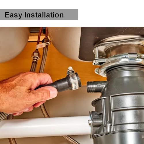 Tt Flex HC-2DWD72 Universal Dishwasher Drain Hose - 6 Ft Discharge Hose - Corrugated And Flexible Dishwasher Hose Drain Replacement thumb #5
