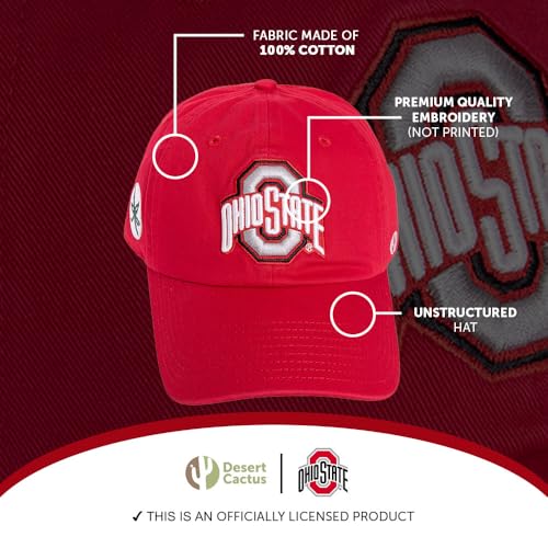 Desert Cactus Ohio State University Gorra Beisbol OSU miniatura 4