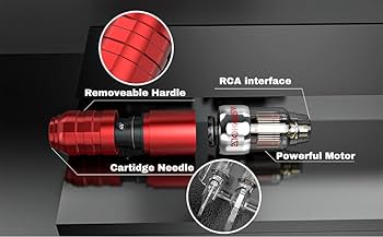 Wormhole Tattoo タトゥーペンセット Amazon.co.jp: Wormhole Tattoo Kit, Rotary Tattoo Pen for