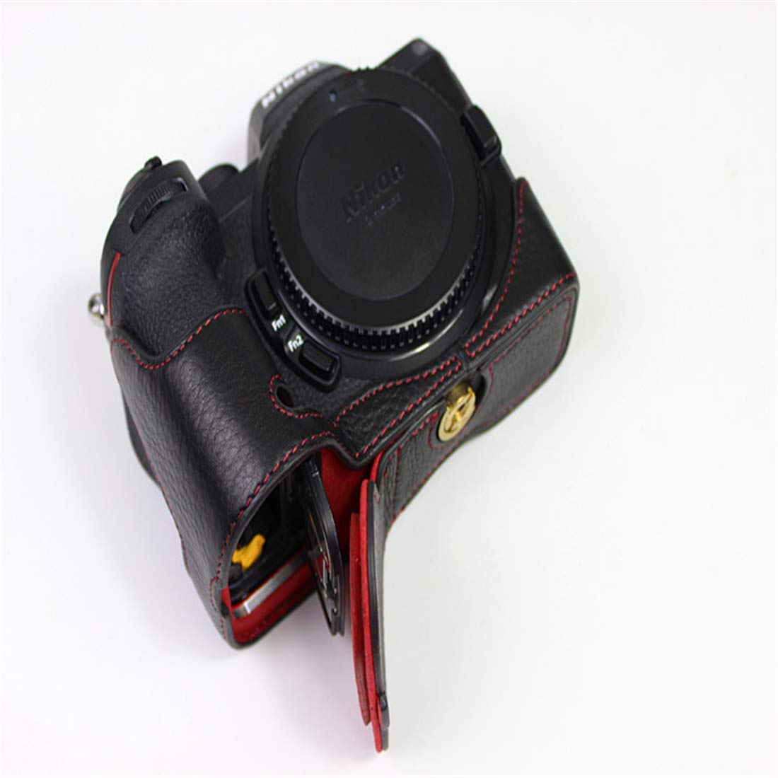 本革 新品 カメラケース nikon z5/Z6/Z72 用 ニコンz5,z6ii,z7 ii,ヴィンテージ用の手作り本革カメラケース