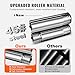 VEVOR Jewelry Press, 75mm Width, 3-in-1 Functionality, Gear Ratio 1:2, Adjustable 0.03-6.5mm Press Thickness, Ideal for Crafting Metal Jewelry Sheets, Squares, Wires, and Semicircles