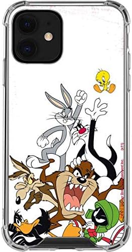Skinit Clear Phone Case Compatible with iPhone 12 Mini - Officially Licensed Looney Tunes All Together Design