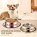 Personalized Dog Bowls with Name, Custom Steel-Stanless Metal Water Pet Bowls for Both Cat & Dog, Raised Creative Dog Water Bowl, Non-Slip Durable Cute Reinforcement Cat Food Dish Bowl for Pets Gifts