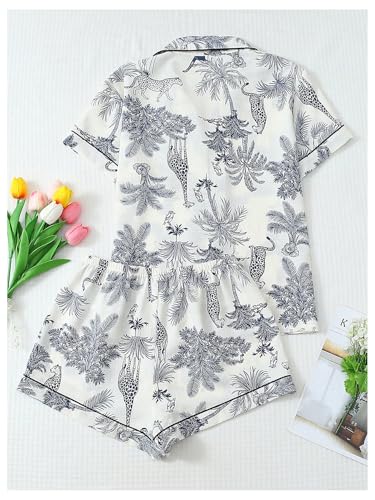 Image of Verdusa Pajamas For Women Set 2 Piece Cute Pjs Sleepwear Lounge Sets