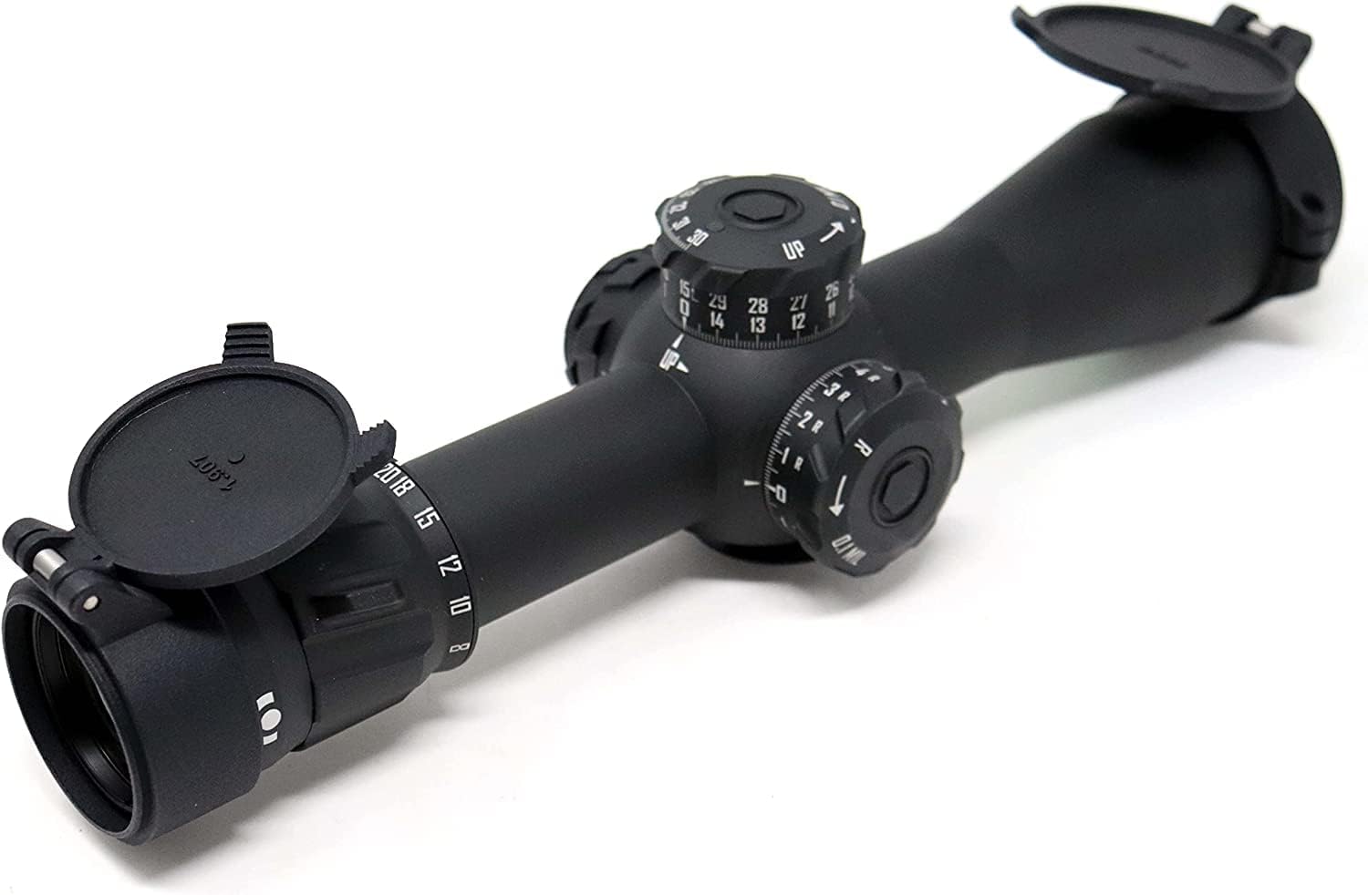 MK Machining Scope Cap Set for Vortex Optics (Vortex Strike Eagle 3-18x44 FFP Scope Cap Set)