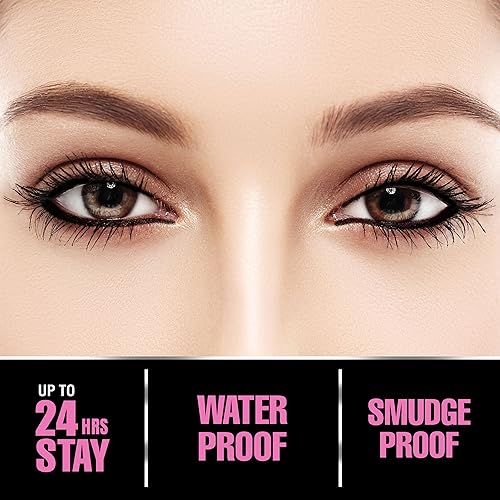 Image of FACESCANADA Fresh Eyes Kajal Stick, 0.35G | With Rose Extracts | 24Hr Waterproof | Suits Sensitive Eyes | Intense Black Matte Finish | Refreshes Tired Eyes | Gentle | Smudgeproof | Vegan (Pack of 2)