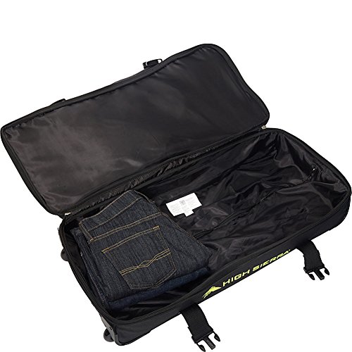 High Sierra Evolution Drop Bottom Rolling Duffel Bag, True Navy/Midnight/Pool, 30-Inch