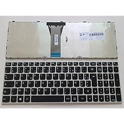 Lenovo Ideapad Teclado Retroiluminado Retroiluminada AZERTY francés teclado para Lenovo IdeaPad Z50 – 70 Z70 – 80 B51 – 30 B71 – 80 G51 – 35 M50 – 80 Z51 – 70