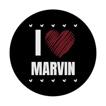 Amazon.com: I Love MARVIN First Name Cool Heart Funny
