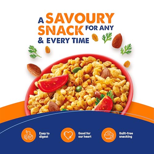 Image of Fit & Flex Baked Multigrain Lemony Mint, Tangy Tomato & Cheesy Cheese Namkeen Mixture - Healthy Snacks With Zero Cholesterol - As Seen on Shark Tank India - Tasty Party Snacks - 100 g (Pack of 9)