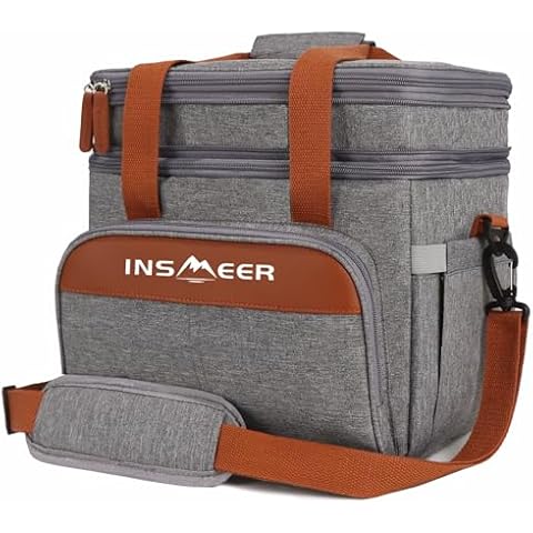 INSMEER 20L Insulated Lunch Bag for Travel Cover