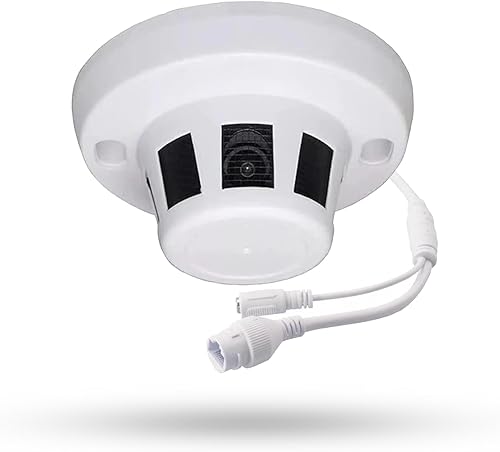 Real HD Cámara IP PoE 4K 8MP, H.265 Super Low Lux vigilancia CCTV cámara de seguridad con lente de 0.146 in, sin IR, interior, cumple con NDAA