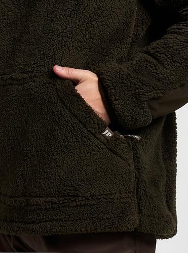 Sweat capuche polaire Sherpa Jack Pyke Gen 2 anti-froid couleur Camel - 7
