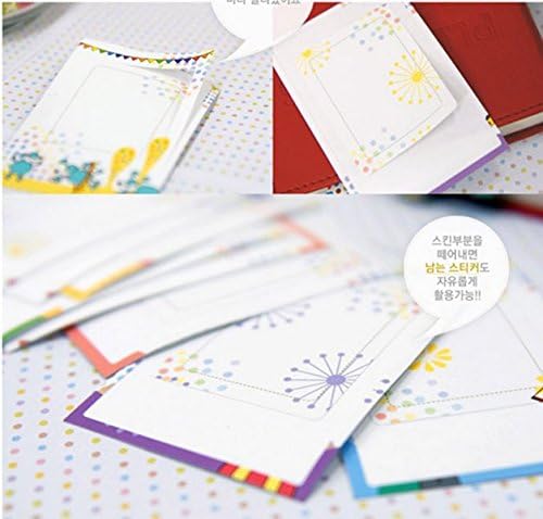 40 sheets Animal Circle Pattern for Instant Camera Mini Film Fujifilm Instax Mini 8 9 7s 25 50s 90 Sticker Borders Paraloid Film Skin