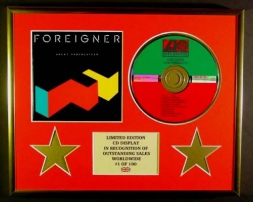 Foreigner/Display CD/Edizione LIMITATO/COA/Agent