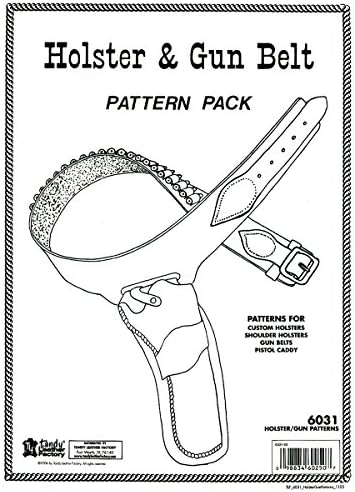 Tandy Leather Holster and Gun Belt Pattern Pack - Create Holsters, Gun Belts, Shoulder Holster, and Pistol Caddy Designs - Beginner Friendly image 2