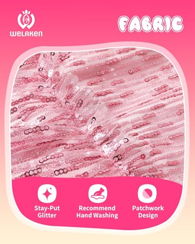 Girl Sequin Mesh Bloues Sparkle Ruffle Collar Long Sleeve Shirts Tops,5-12 Years3