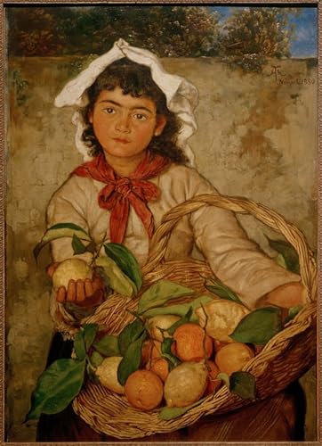 Peinture sur Toile Hans Thoma Vendeur de citron Impression Haute Définition