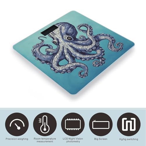 Báscula digital Octopus Design para cuerpo hasta 180 kg miniatura 3