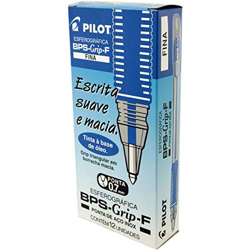 Caneta Esferográfica X 12 Unidades, Pilot, 1410006Az, Azul, 0.7 Mm
