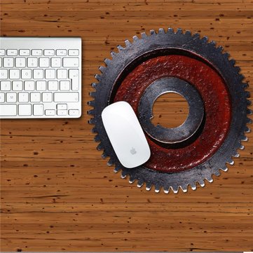 Gear Teeth Mouse Pad Decals Mat Sticker Pag Waterproof Removable Desk Stickers Home Decor Gift^.