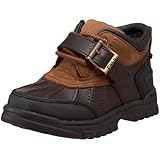 Robuste Gummisohle Polo by Ralph Lauren Dover Stiefel (Kleinkind/kleines Kind), Hellbraun-schokoladenbraunes Crazyhorse, 30 EU