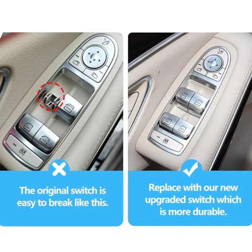 Bouton de commande lève-vitre pour Benz Classe S W222 2014-2020 - 5