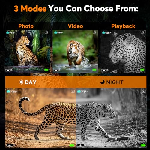 Image of WOSPORTS 4K Night Vision Goggles - up to 80X Total Magnification, 10X Optical + 8X Digital Zoom, 64GB TF Card, 1315FT Vision Range, 5000mAh Rechargeable Battery, IPX Waterproof NVG, Gifts for Men