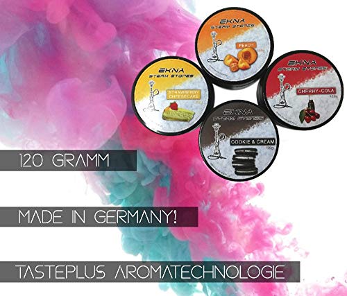 EKNA SteamStones 4 x 100g Dampfsteine mit Aromaliquid für Dampfexplosion - konstante & langanhaltende Aromaabgabe… – Bild 5