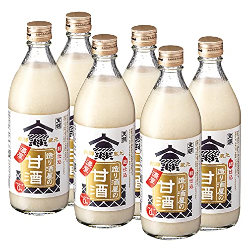 【天領酒造】造り酒屋の濃厚甘酒 500g 6本セット