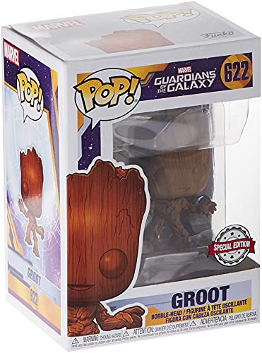Marvel Guardians Of The Galaxy Groot Wood Deco Pop! Vinyl Figure - Entertainment Earth Exclusive