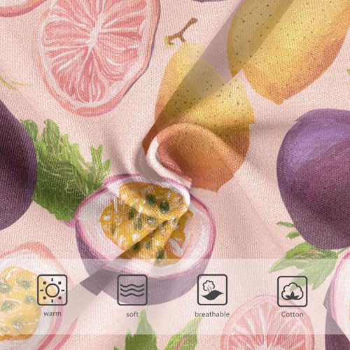 Wusikd Passion Fruits Pink Girls' Underwear Cotton Girls Briefs Soft Toddler Underwear 2T3