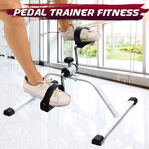 Image of Portable Aerobic Fitness Walking Machine Family Fitness Exercise Mini Treadmill Weight Loss Fat Burning Bicycle
