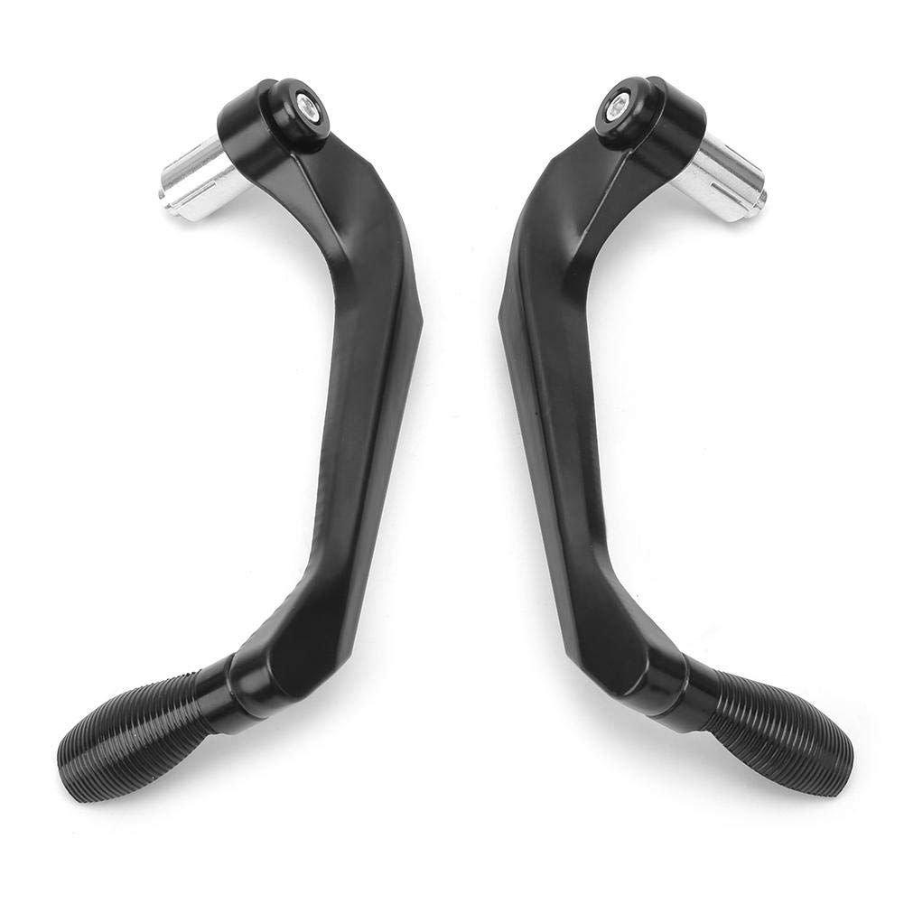 Protezione manubrio Suuonee, coppia di leve frizione freno moto Protezione nera per manubrio con apertura 0,9 pollici