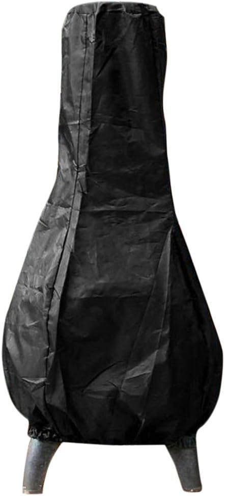 Large Chiminea Cover Heavy Duty Waterproof Garden Patio Heater Rain Protector 122cm High