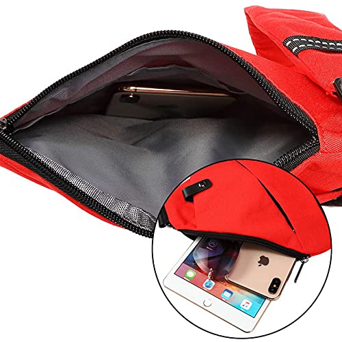 SUNSEATON Man-schoudertas, lichtgewicht crossbody-slingertas Multifunctionele rugzak voor gymschool, outdoor trekking… - Image 5