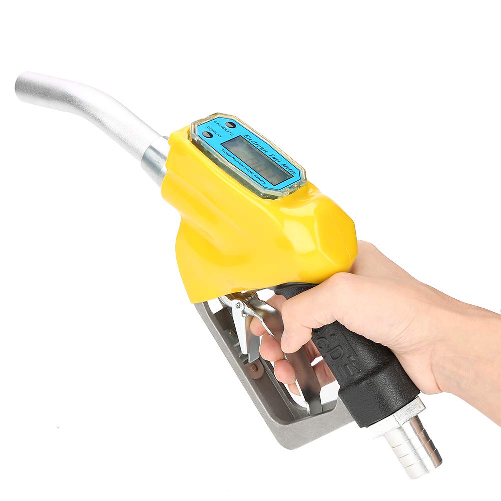Boquilla De Combustible Digital Manual De Aceite De Combustible De Queroseno Diésel Boquilla De Combustible De Pistola Boquilla De Combustible Manual con Medidor De Flujo