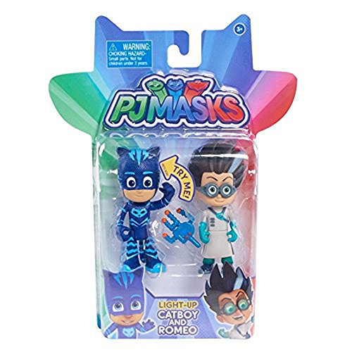 Figuras PJ Masks: 2 unidades, Cat Boy y Romeo , Modelos/colores Surtidos, 1 Unidad