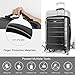 SHOWKOO Luggage Sets Expandable PC+ABS Durable Suitcase Double Wheels TSA Lock Gray