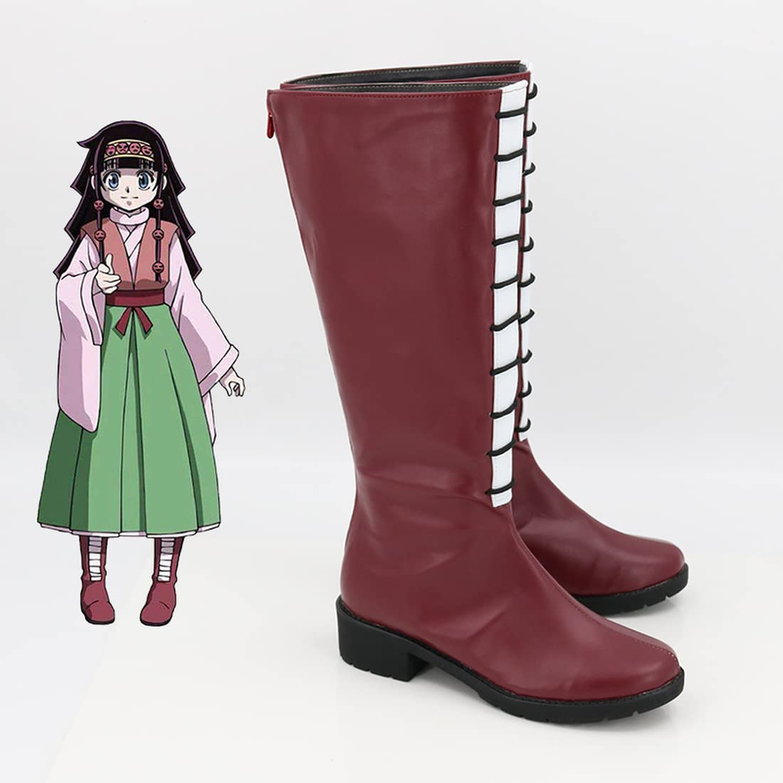るみページ h×hアルカ衣装・靴コスプレセット Amazon.co.jp: ハンター×ハンター アルカ＝ゾルディック コスプレ 靴