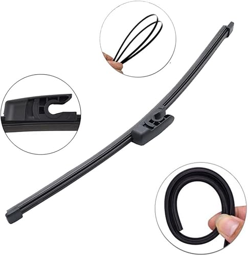 Miniatura 6 de Juego de limpiaparabrisas delantero y trasero compatible con KIA Cee'd Ceed 2012-2017 limpiaparabrisas limpiaparabrisas de 26 + 14 + 12 pulgadas