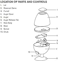 Vista 5 de Dispensador automático de aperitivos para almacenamiento de alimentos secos, dispensador sin contacto activado por movimiento, bocadillos de chicle