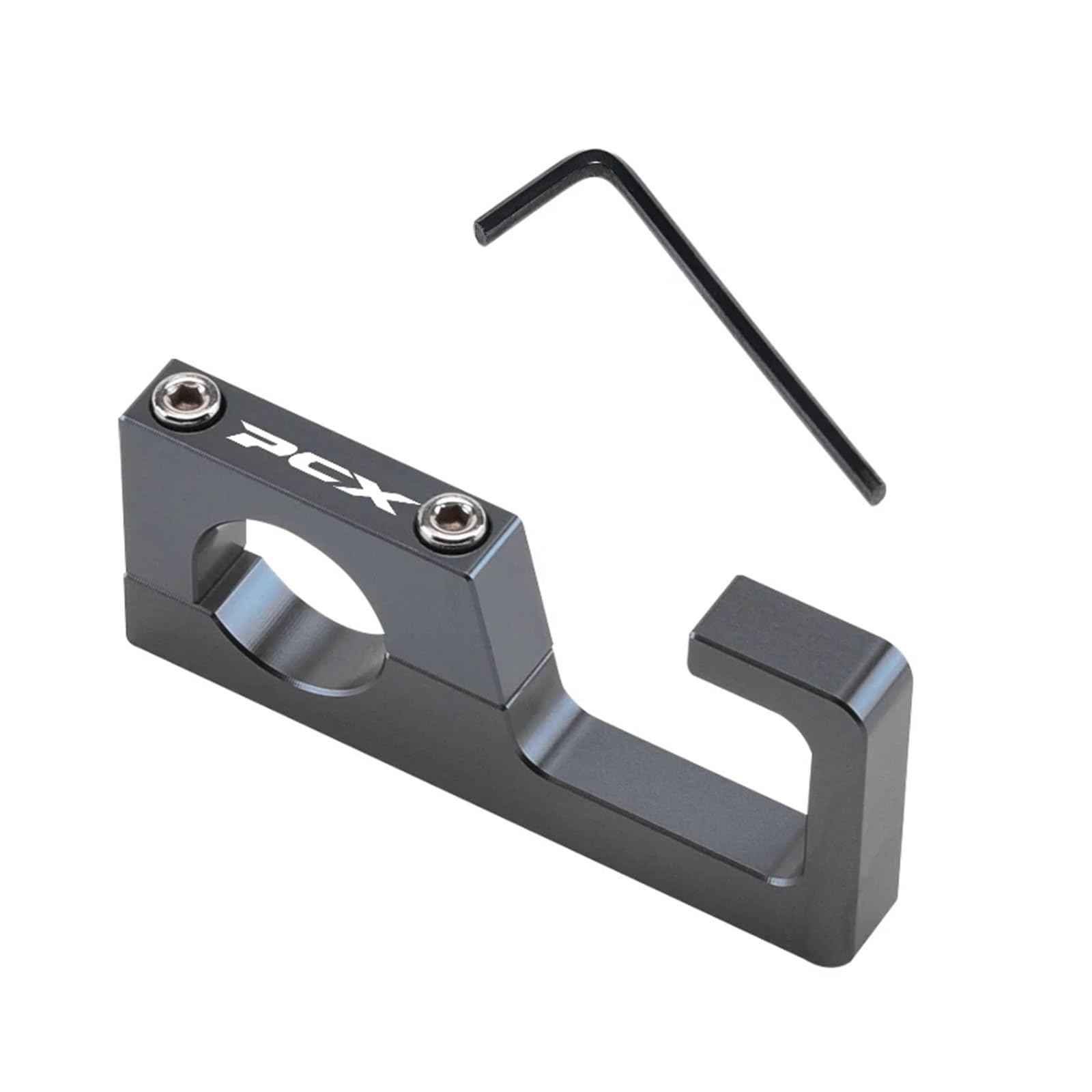 astuyhj Non-Slip Handlebar Hook for Hon@&da PCX125 PCX150 PCX160 PCX 160 PCX 150 PCX 125 22mm Motorcycle Hook Helmet Luggage Bag Hook Holder Hanger Hooks Pcx160(1PC Titanium)