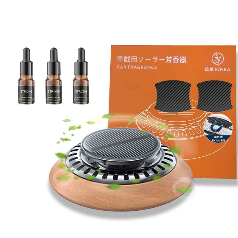 Amazon.co.jp: BATIZI 車用芳香剤 カーディフューザー 木製