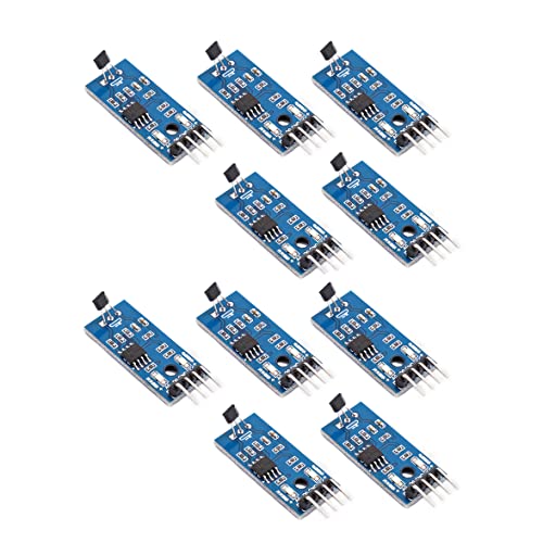 Teyleten Robot A3144 3144E Hall Effect Magnetic Sensor Module Counting Sensor Magnetic Detector For Arduino 10Pcs #TOP21