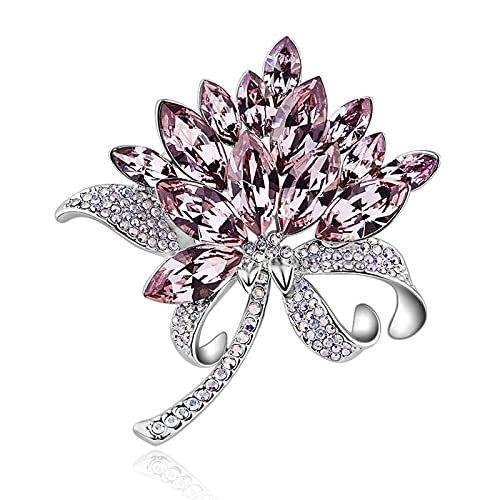 Broche bouquet fleur pour offrir à une mère comme accessoire manteau