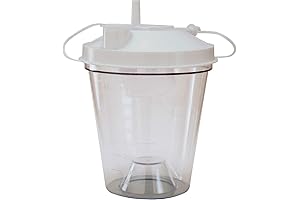 800cc Canisters for External Catheters - Bulk Case of 48