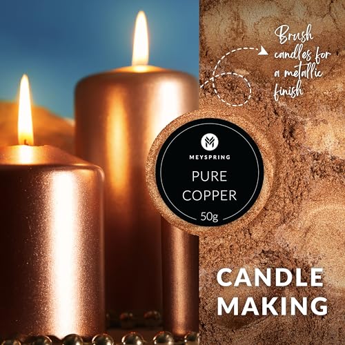 MEYSPRING Pure Copper Epoxy Resin Color Pigment - 50 Grams - Great for Resin Art, Epoxy Resin, and UV Resin