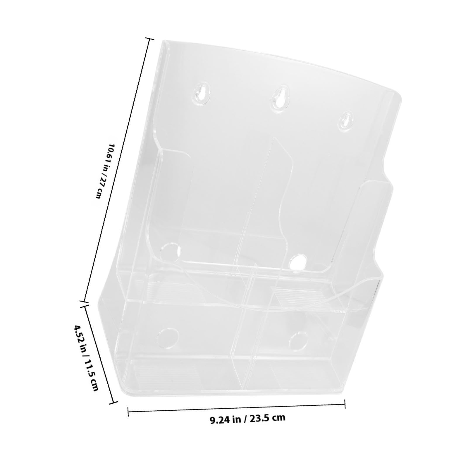 SOLUSTRE A4 Soporte de Archivos Acrílico Transparente de Varias Capas