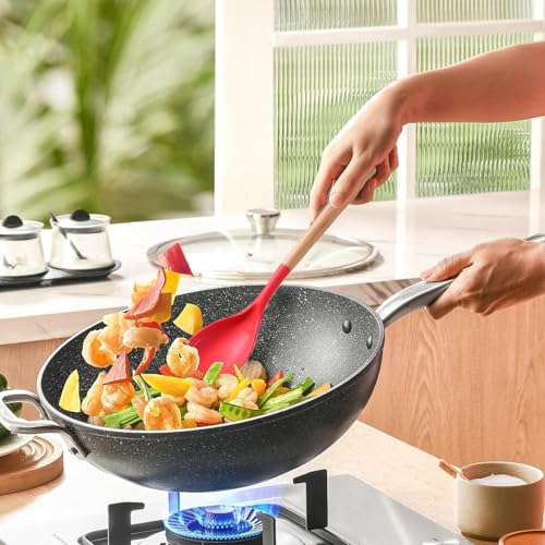 Spatule en silicone pour stopper les rayures sur vos poêles